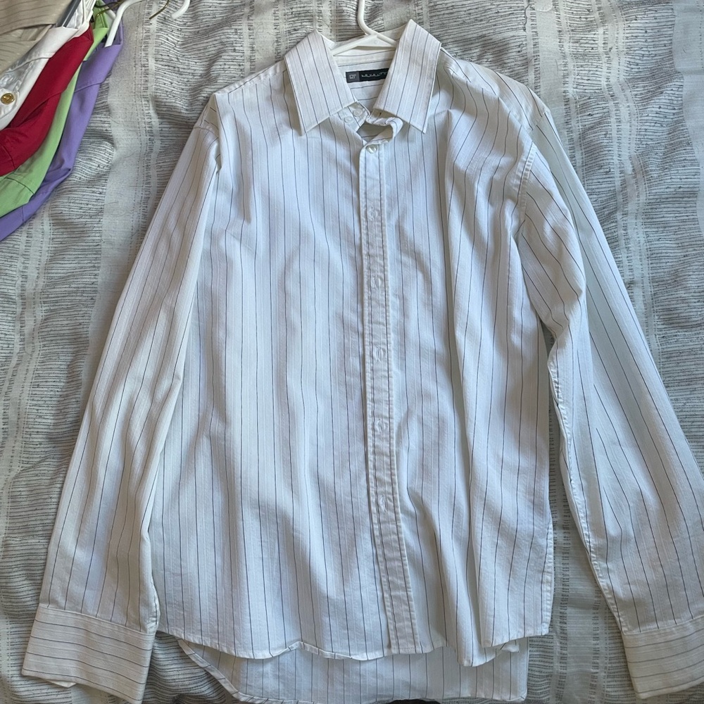 White mens dress shirt
